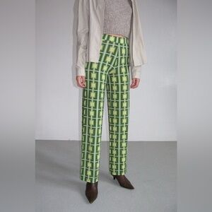 Paloma Wool Modem Green Retro Pants (Medium)